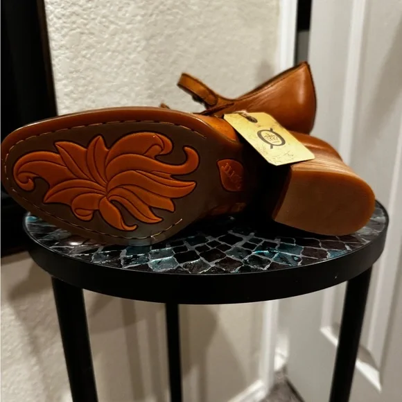 Born Tan Karalee Mary Jane Pumps - Picture 4 of 12